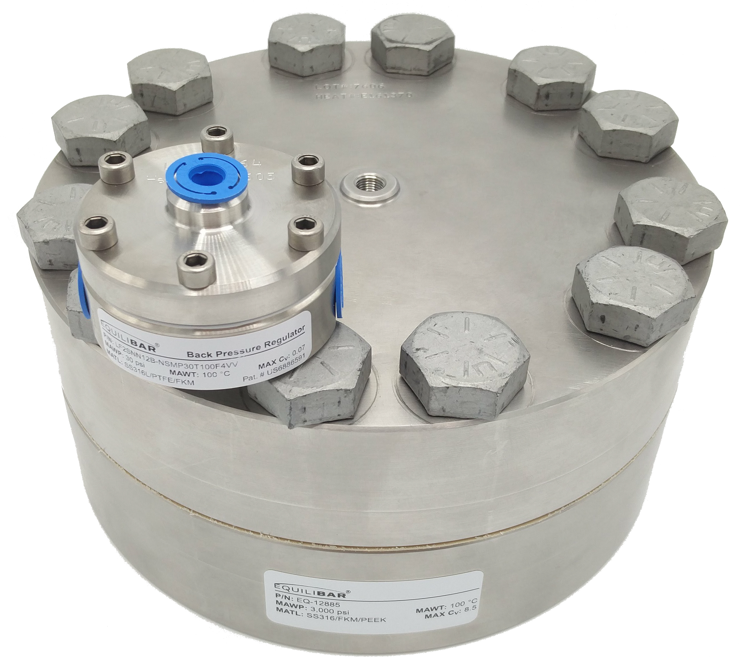Low Flow back pressure regulators | PCS Precision Control Valves
